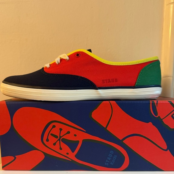 Keds x Staud - Champion Canvas Multi Low Top Sneakers - Picture 6 of 8